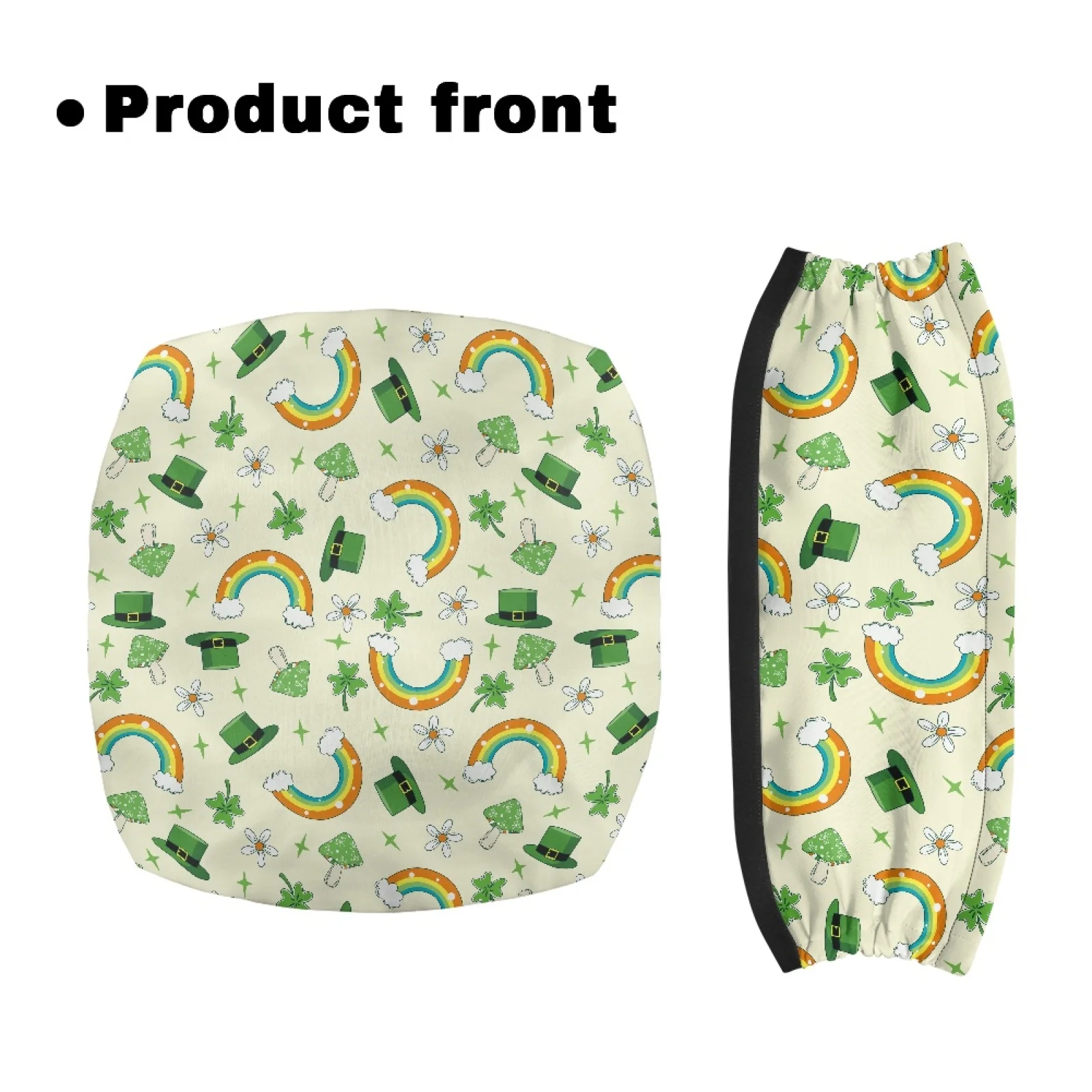 Coloranimal Rainbow Clover Theme 2 Pcs Rollator Walker Seat Cover for Womens Rollator Walker Cover 2026 Trending