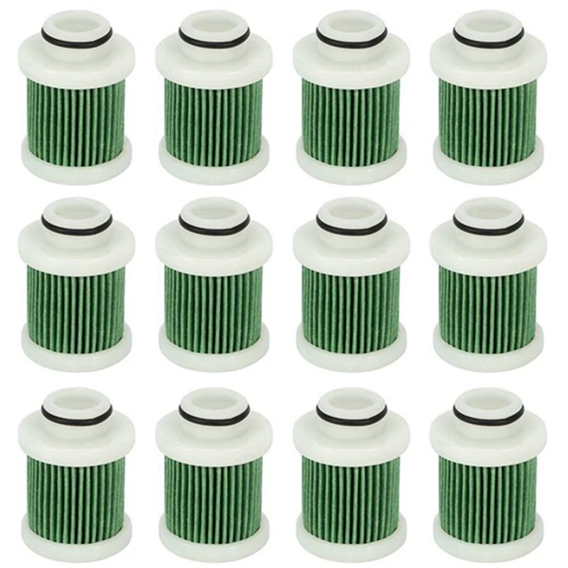 12Pcs 40-115Hp 4-Stroke Fuel Filter For Yamaha F40A F50 T50 F60 T60 Engine Marine Outboard Filter 6D8-WS24A-00