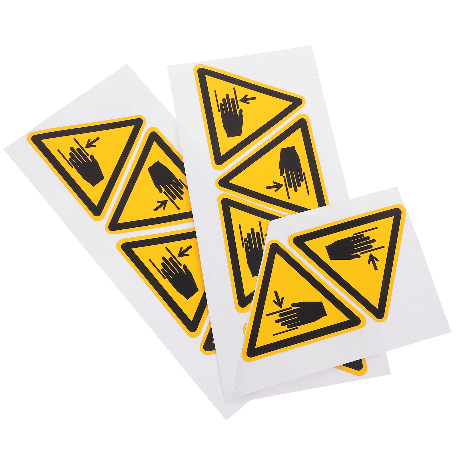 10 Sheets Warning Label Sticker Sign Safety Signs Reflective Stickers Security Voltage