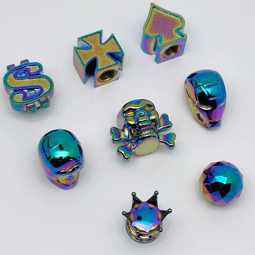 Tapas para vástago de válvula de neumático, con anillo de goma O, cubiertas universales para vástago de válvula de neumático con núcleo de cobre para automóviles, SUV, camiones, bicicletas, motocicletas