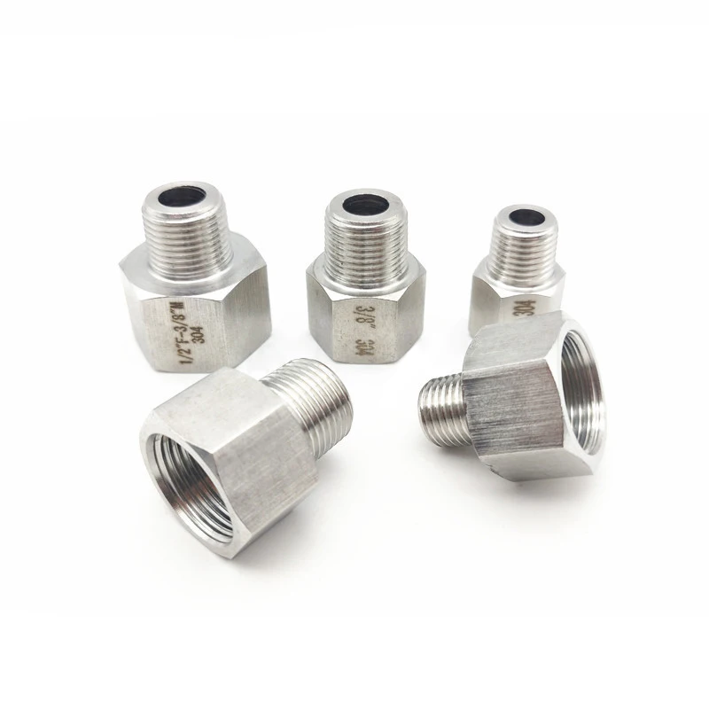 304 Stainless steel male to female thread adapter 1/8\