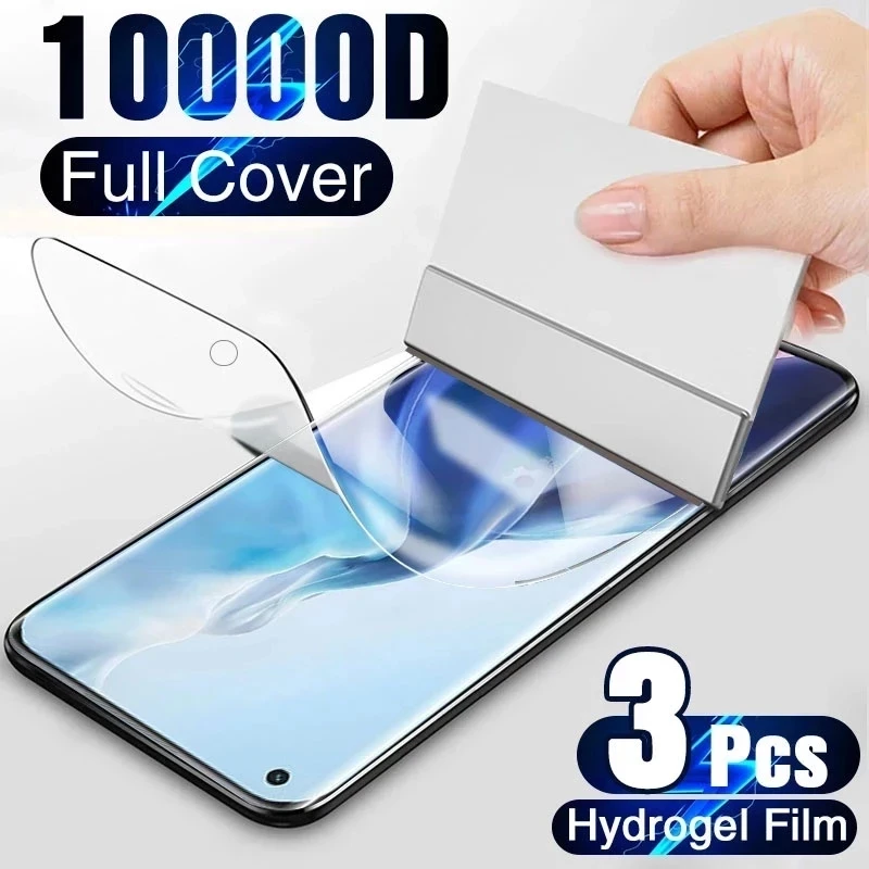 3PCS Hydrogel Film for Oppo A96 A74 A54 A94 Screen Protector on For Oppo A 74 96 94 54 5G Protective Film Not Glass