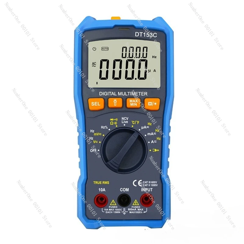 

DT153C with analog bar display backlight multimeter and high-precision multimeter with live wire detection
