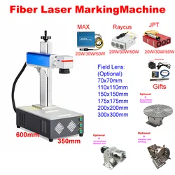 Raycus 20W 30W 50W JPT M7 Desktop Fiber Laser Marking Machine For Cut Gold Silver Metal