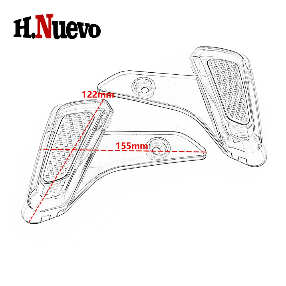 Compaitible With Sprint Primavera 50 125 150 2013-2026 Footrest Rear Passenger Pedal Scooter Foot Steps Pegs Accessories