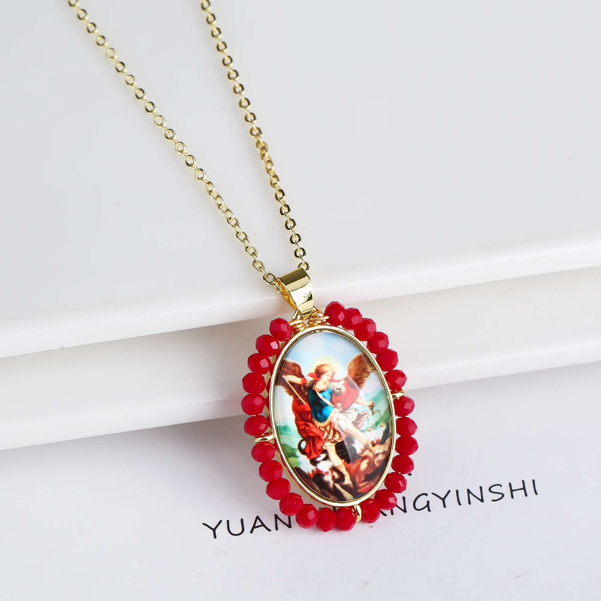จี้รูปคริสเตียนคาทอลิกสำหรับผู - Mens Fashion Style Images บทวิจารณ์และราคา