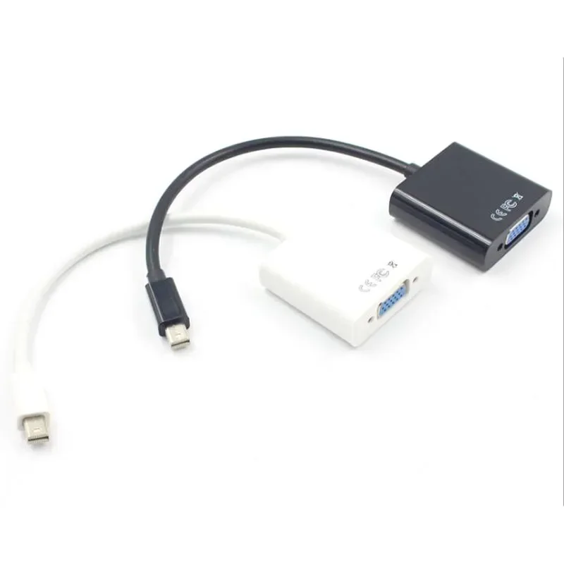 1pcs Banggood Mini DP to VGA Video Adapter Full 1080p Thunderbolt Display Port to VGA Cable Adapter