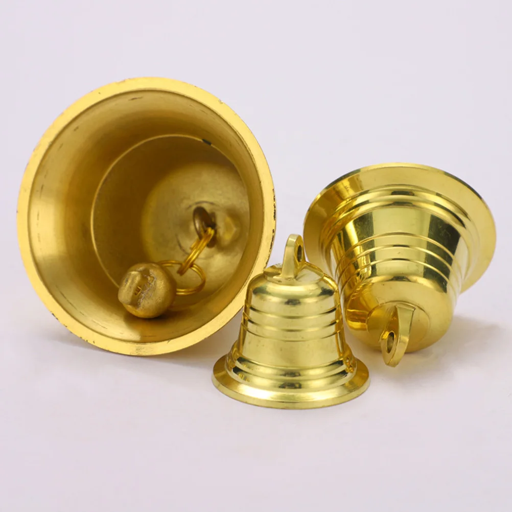 

Copper Bell Crafts Golden DIY Decorative Hanging Pendants for Home Bedroom Living Room Study Ornament Christmas Chime