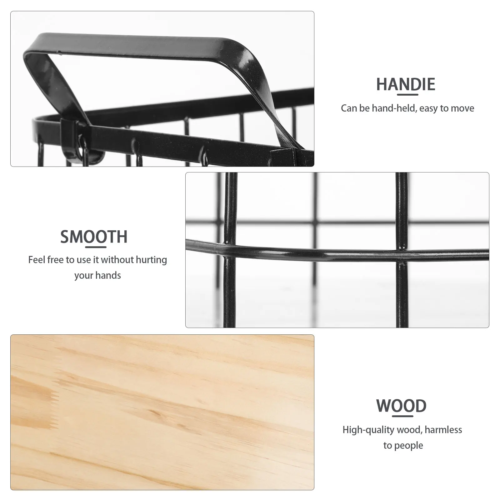 

1pc Creative Iron Storage Basket Multi-Functional Kitchen Organizer Fruit Vegetable Basket Home Decorative Container Desktop