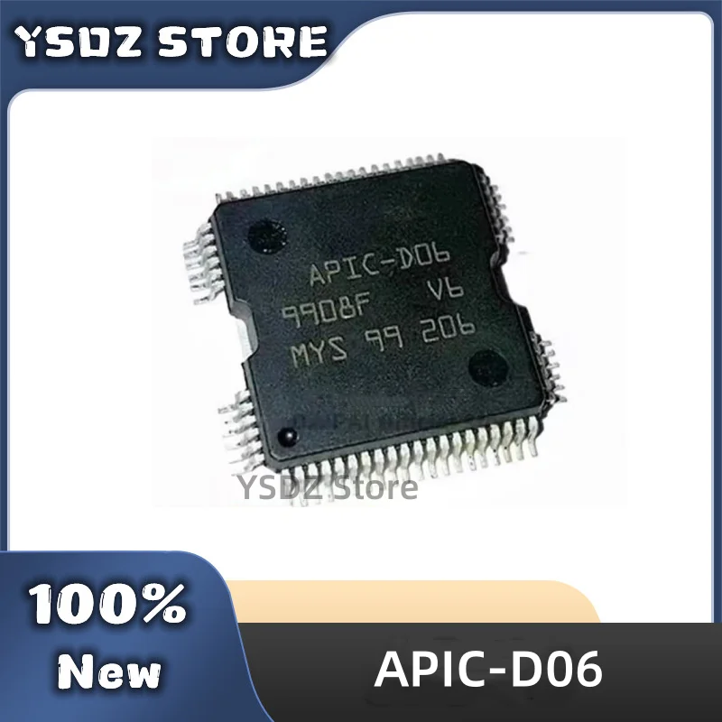 

5-20 шт./лот, бесплатная доставка APIC-D06 APIC D06, новый оригинальный HQFP64, автомобильный чип IC на складе