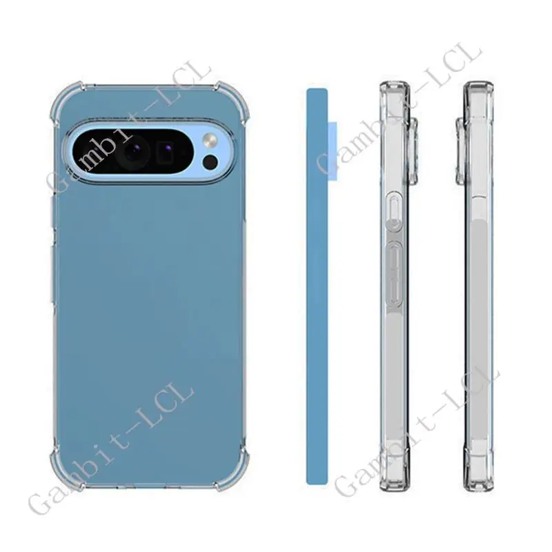 Anti-Falling Case For Google Pixel 9 Pro Pixel9 GR83Y GEC77 G2YBB GUR25 Soft Silicone TPU Original Shockproof Back Cover ON 9Pro