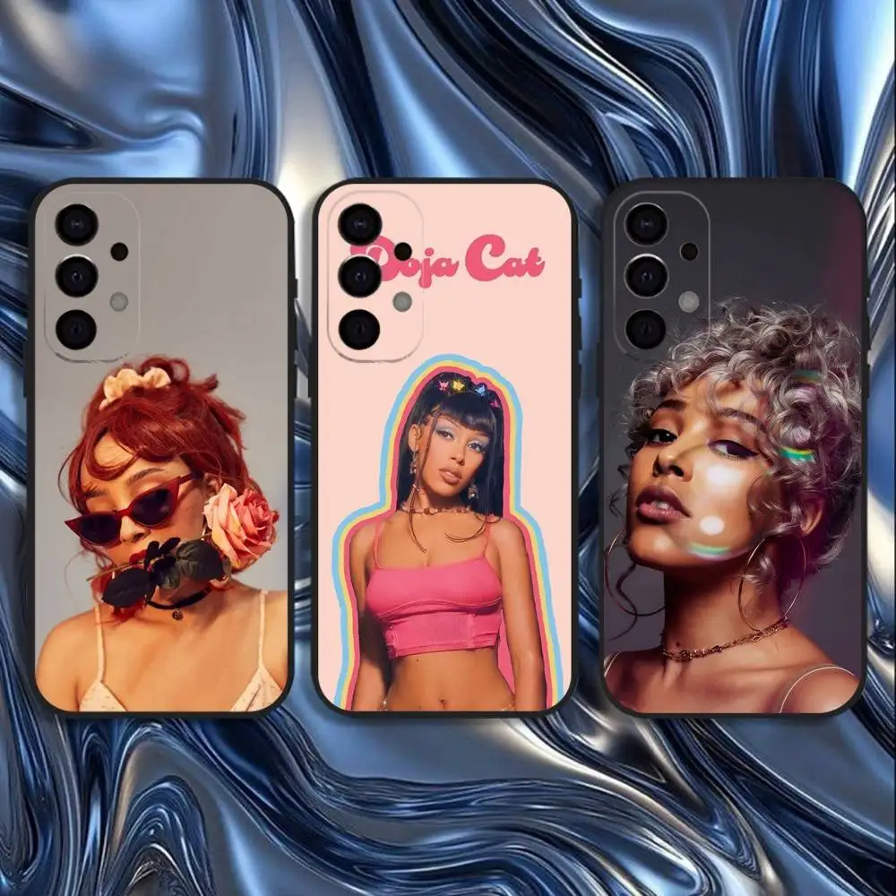 

Singer Doja Cat Phone Case For Samsung S25,S24,S21,S22,S23,S30,Ultra,S20,Plus,Fe,Lite,5G Black Cover