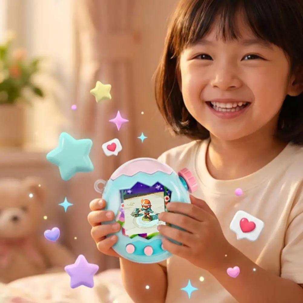 For Tamagotchi Paradise Hard Protective Cover Clear With A Random Rotating Cap Protective Shell Decorative Cover