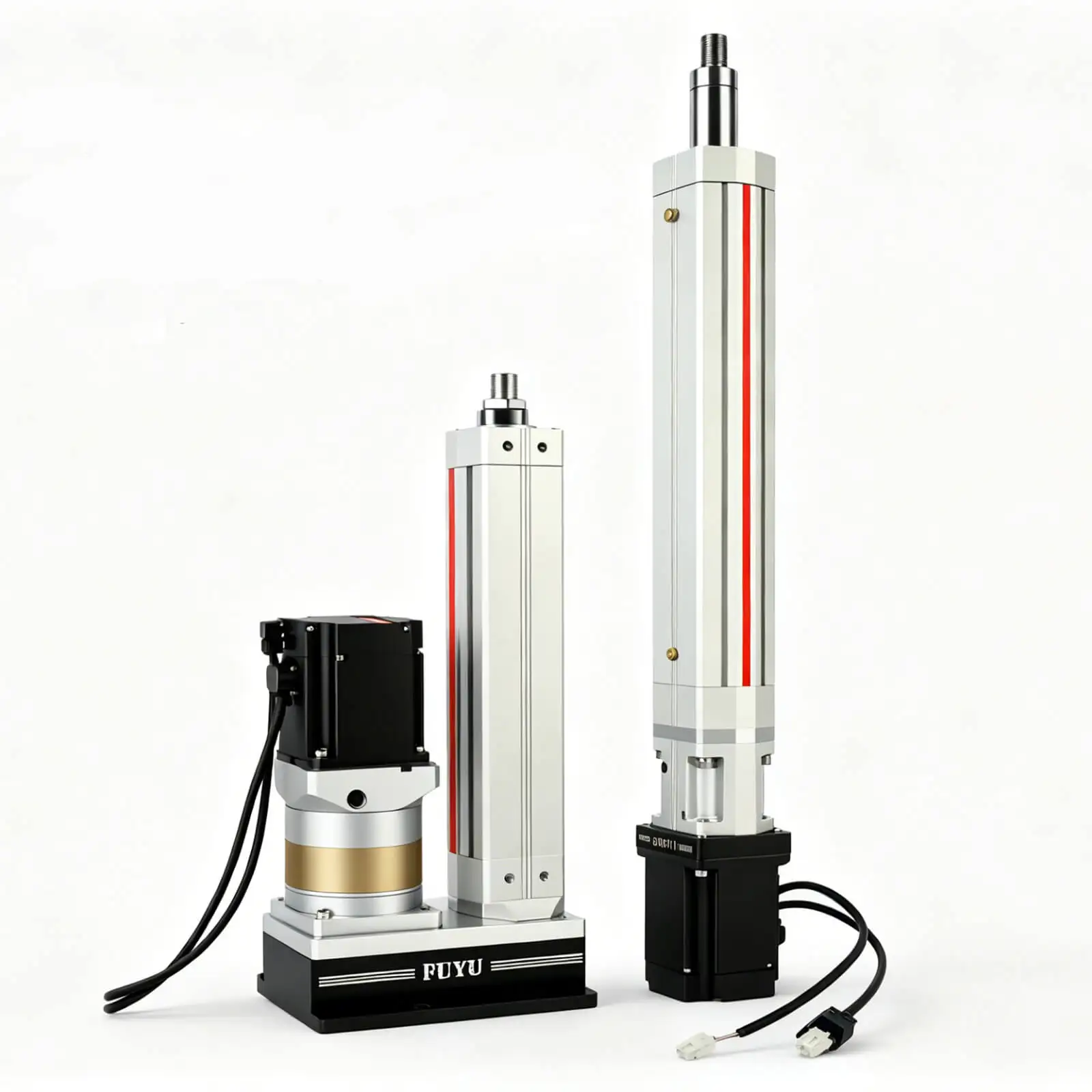 IP65 Waterproof Ball Screw Linear Motion 750W Servo Cylinder Telescoping Rod 0.02mm Position Accuracy Electric Actuator