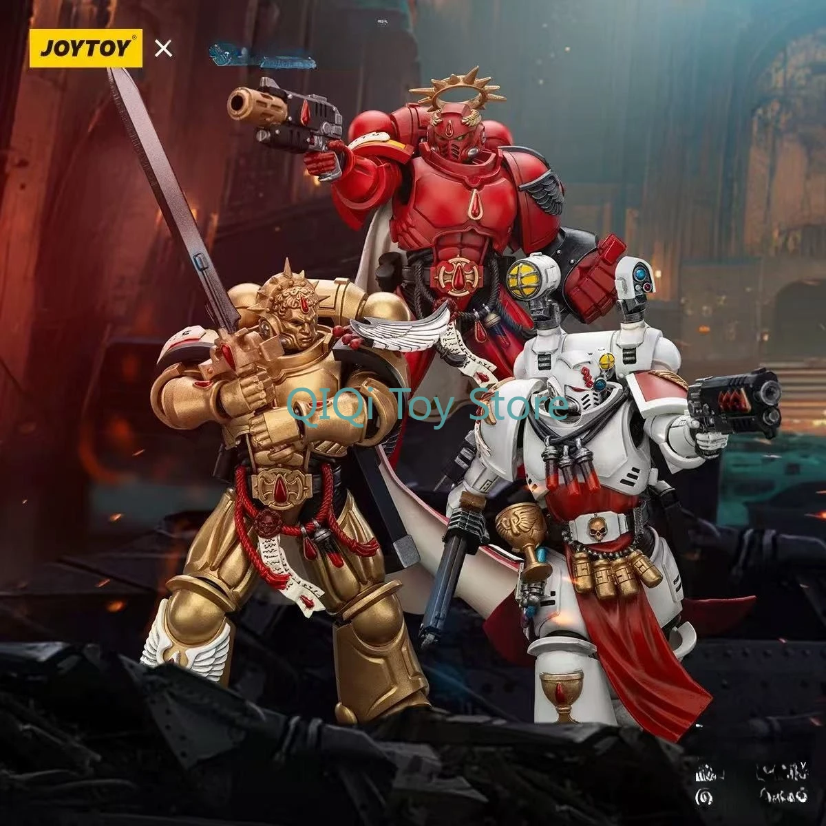 

JOYTOY Dark Source 1/18 40K Ангел Святой Кров Священная Кровь Священник Мощность Кулак Энергетический Меч Капитан