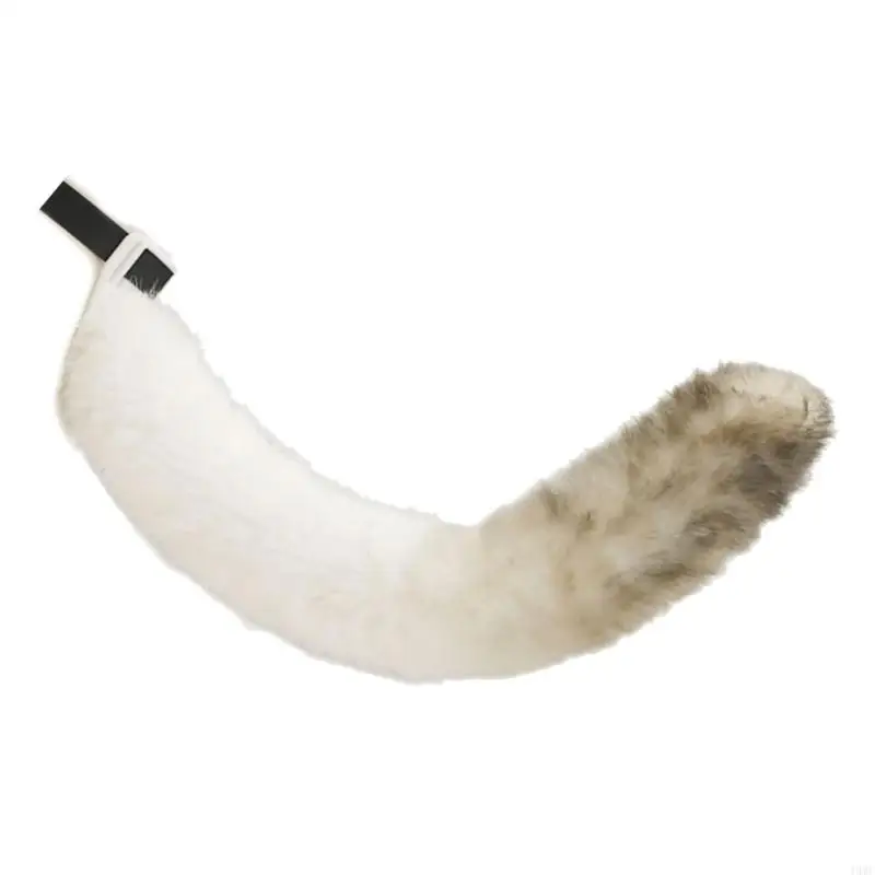 49mf 여우 귀에 머리 밴드 꼬리 퍼지 고양이 귀 귀 머리띠 테일 할로윈 코스프레 파티 고양이 의상 의상 액세서리 아이 성인