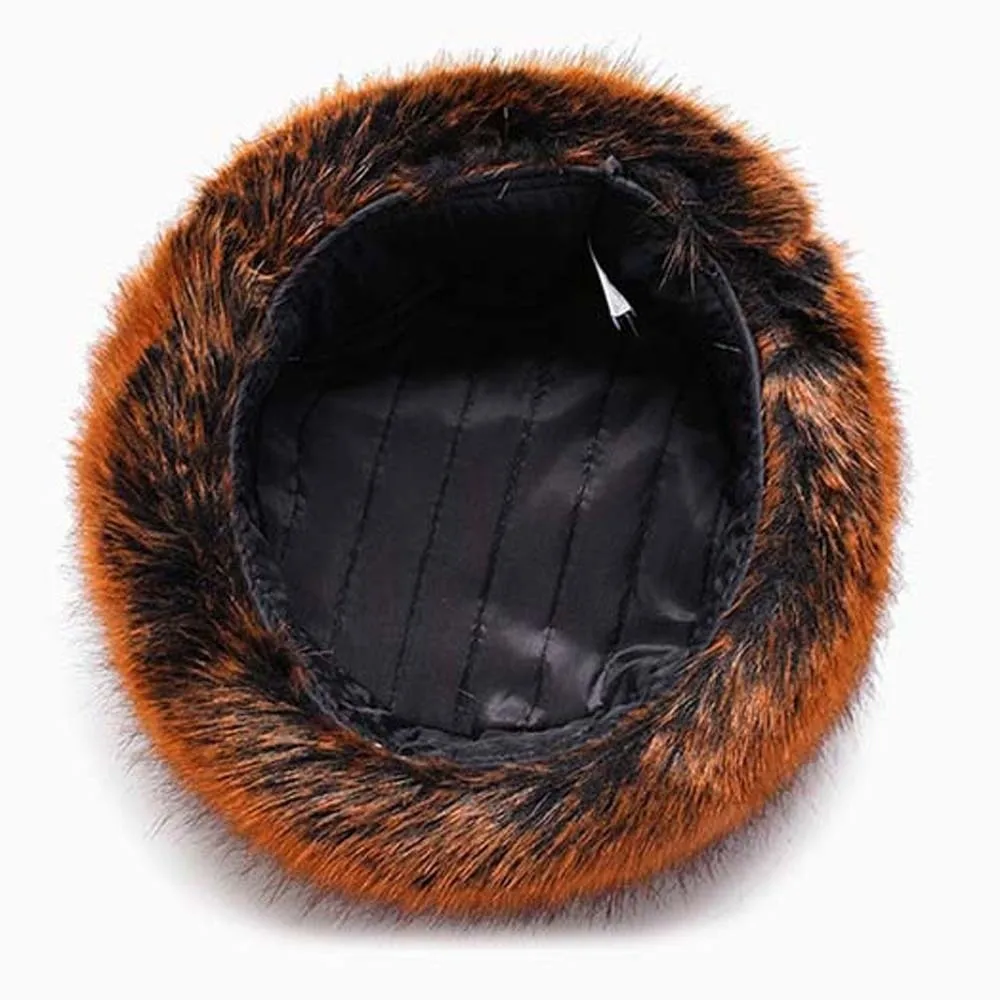 Faux-Nerz-Trapper-Mütze für Herren, winddicht, dick, aus Plüsch, Kunstfell, ultraweich, mit Ohrenschutz, Winter-Schneemütze, Geschenk für Opa – Detail 11