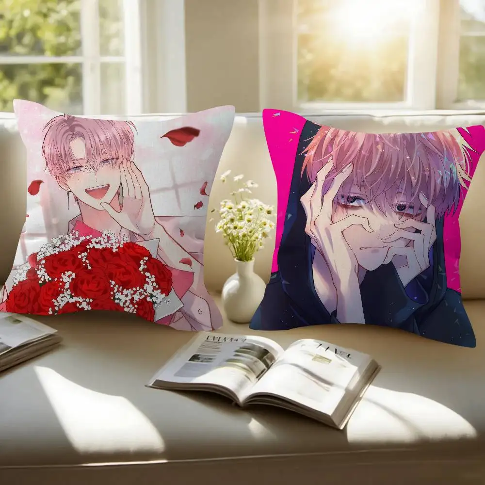 Cartoon Anime T-Tamons B-Side Manga  Cushion Cover Pillowcase Upholstery Sofa Throw Pillow Home Decor Pillowcas