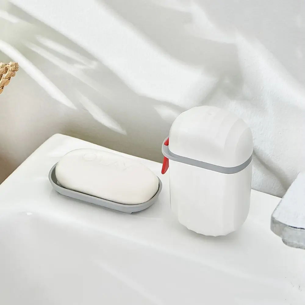 Contenitore per sapone Portasapone in plastica Portasapone da viaggio impermeabile a prova di perdite con coperchio Portasapone sigillante Bagno