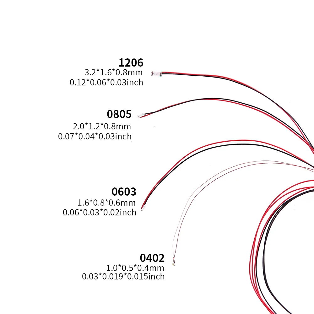 20pcs SMD Led Model lighting Toys Train HO N Scale Model Trains Pre-soldered Micro Litz Wired LED Leads Light Layout for Diorama - Image 4