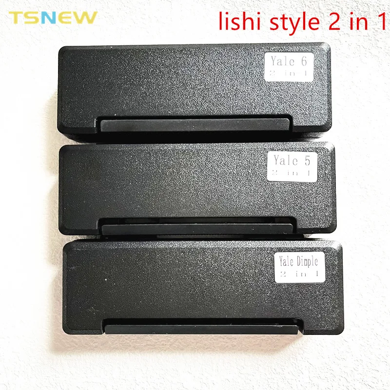 NEW LISHI Style Tool Yale 5 Yale 6 Yale 5B Yale 6B V.2 DIMPLE 2 In 1 Second Generation Version Update Sliver Color Key Lock Tool