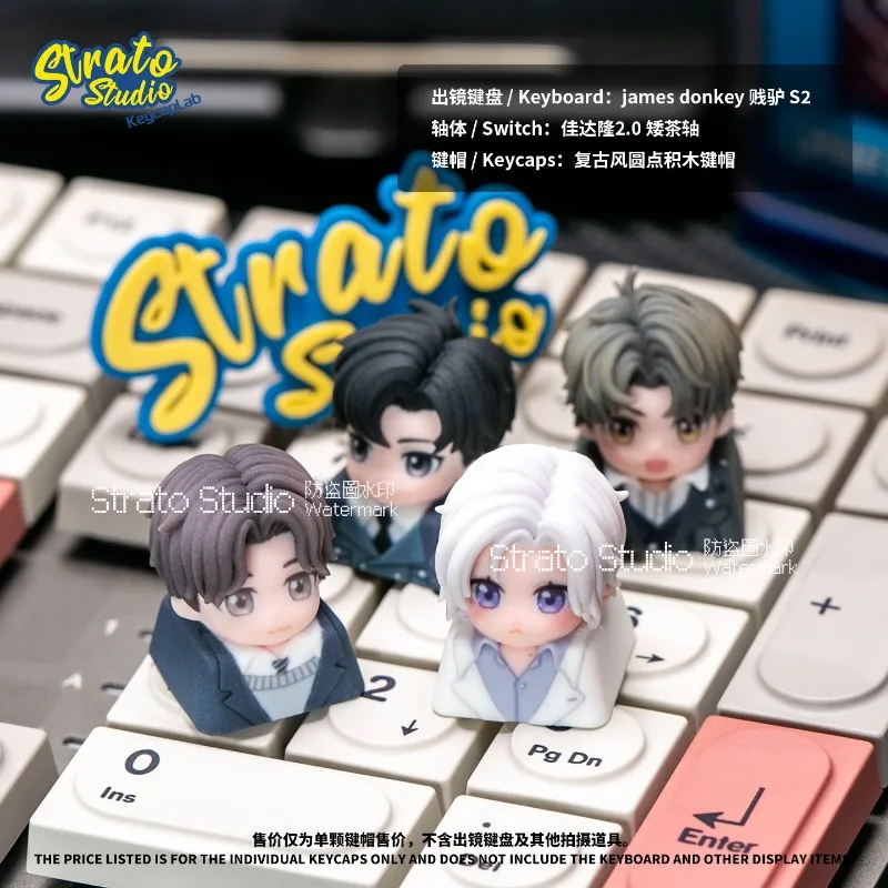 

Набор тематических 3D-кейкапов из смолы Beyond The World, оригинальные кастомные кейкапы ручной работы для механических клавиатур, аксессуары, подарок