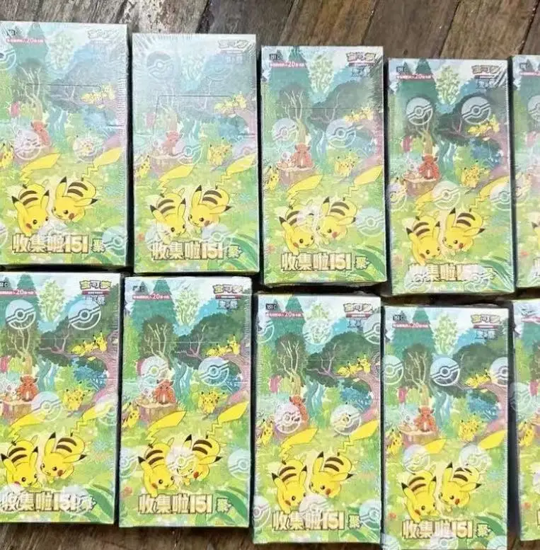 Hot Pokémon Card Pokémon PTCG Simplified Chinese Zhu Zi Collected 151Change Series Card Ponyta Gengar Collectible Game Cards Toy image 5
