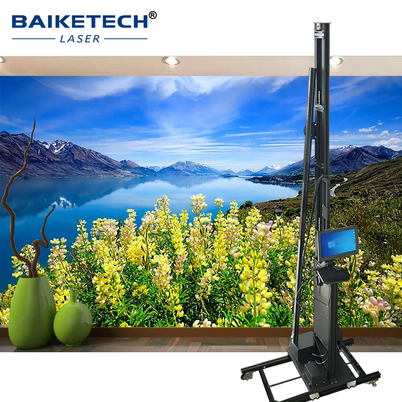 TH-UV1400P Stampante murale per interni ed esterni con stampante a getto d'inchiostro verticale UV 3D di fabbrica