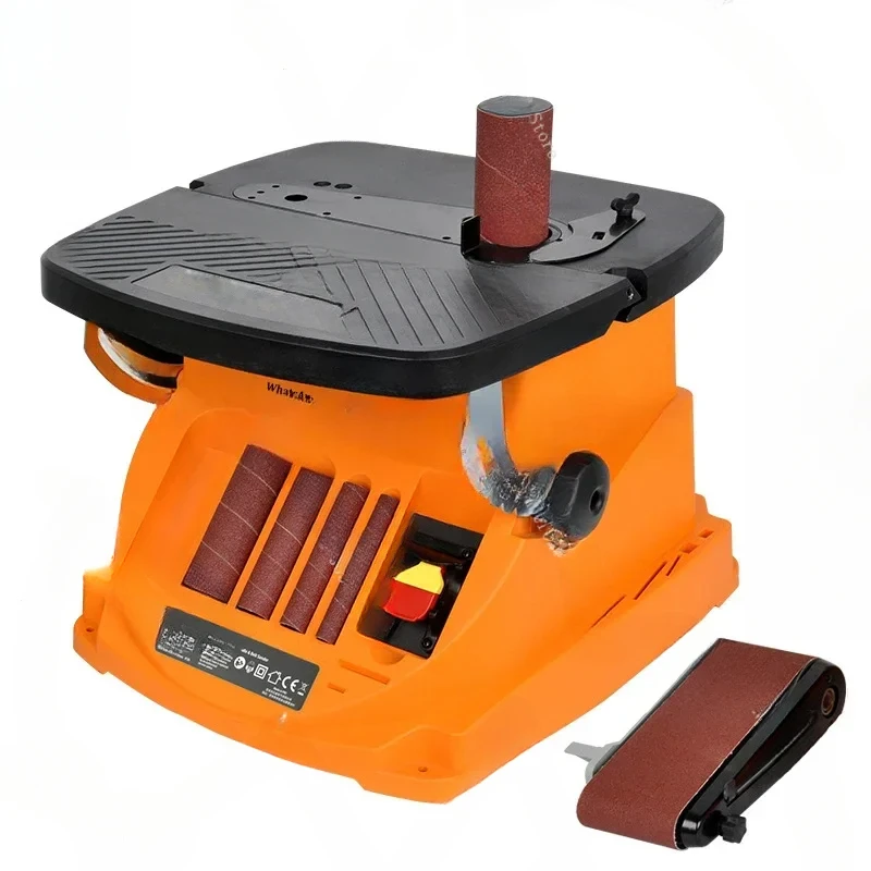 Drum Belt Wood Sander Oscillating Spindle Sander  Woodworking Grinding Tools Polisher 2000RPM