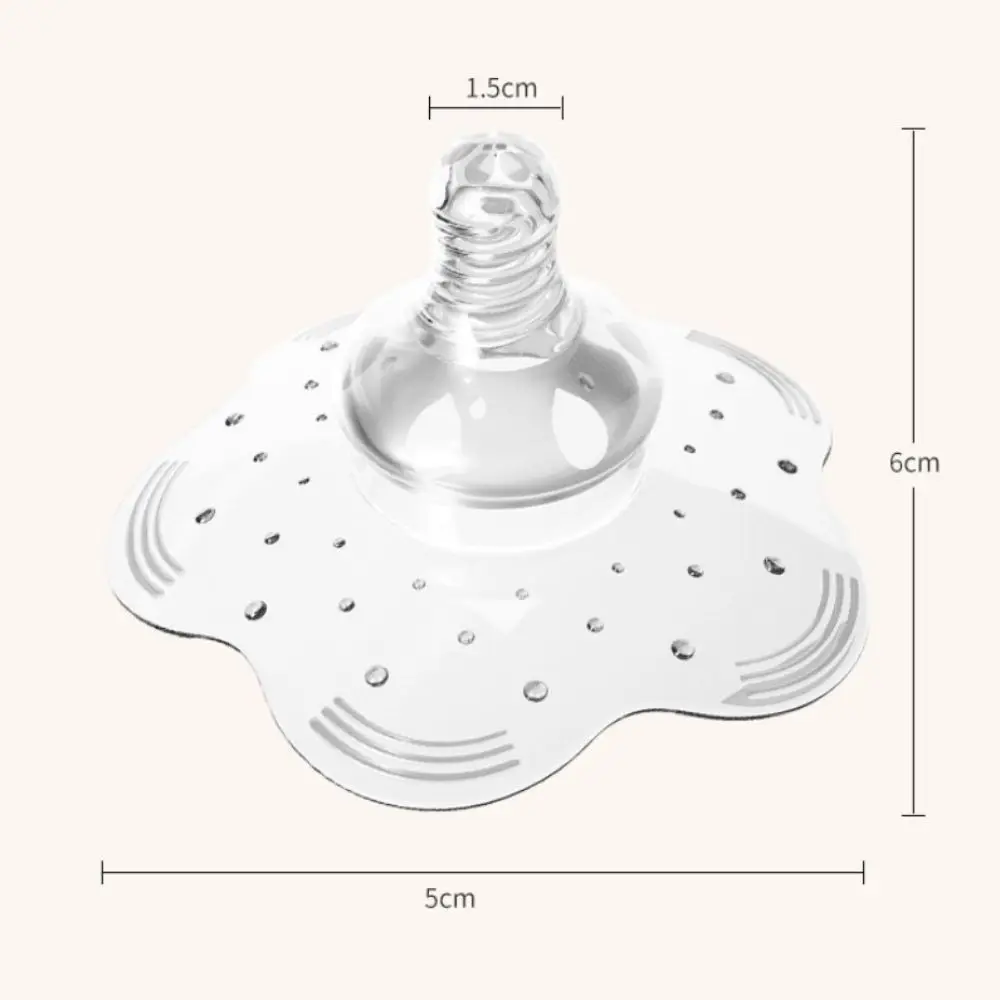 Cross-milk Hole Mother Nipple Cover Petal Style Feeding Breast Pad Women Milk Extractor Breastfeeding Shields Nipple Protector