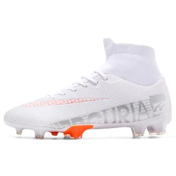 FG/AG/TF erkekler adam için futbol kramponları yüksek ayak bileği futbol ayakkabı Cleats spor ayakkabıları profesyonel spor ayakkabılar erkek Futebol 35-45