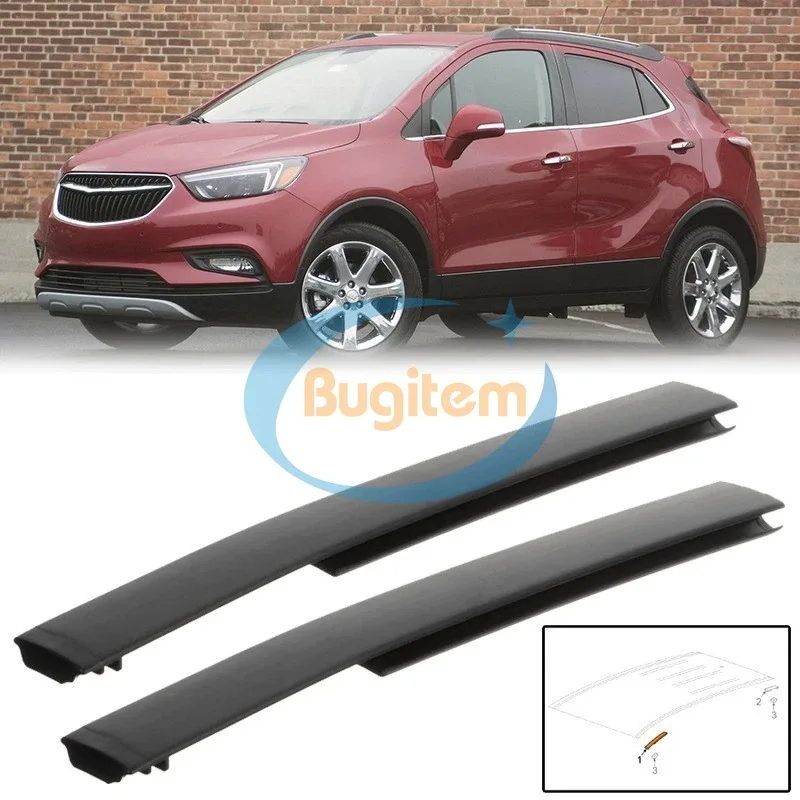1PCS 42577929 42577928 Left Right Front Roof Panel Joint Finish Trim-Drip Molding For Buick Encore 2013-2021 For Chevrolet Trax
