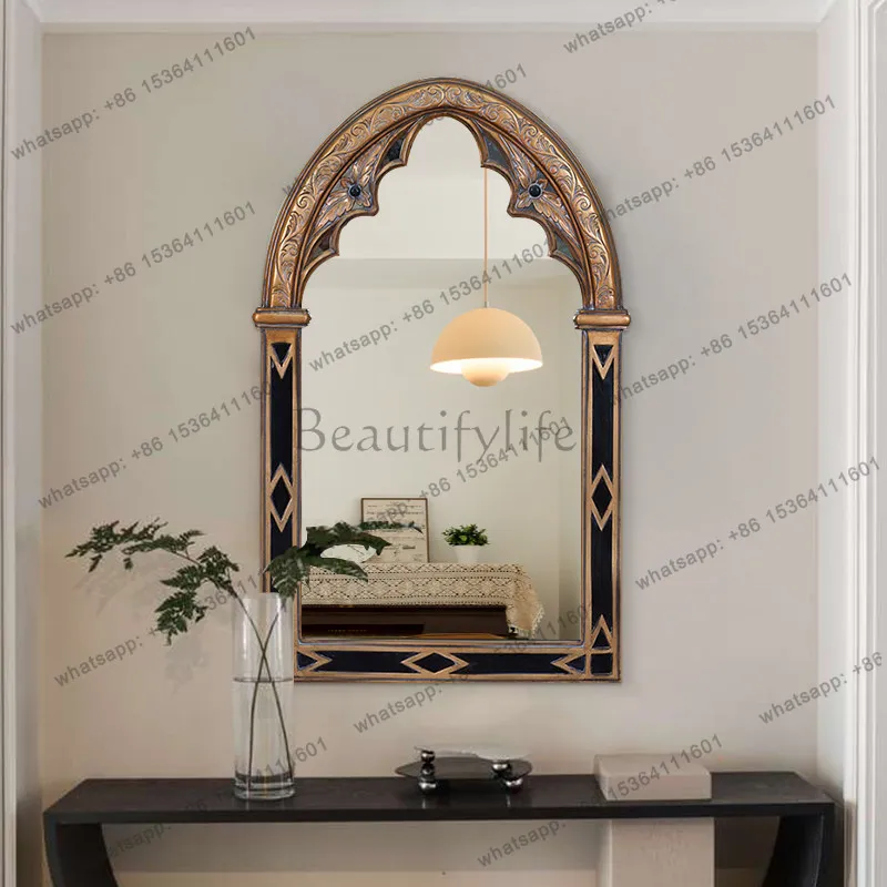 Hot Selling Products Aesthetic Standing Decorative Mirrors Star Girls Wall Bathroom Makeup Mirror Nordic Luxury Funky Spiegel Wa