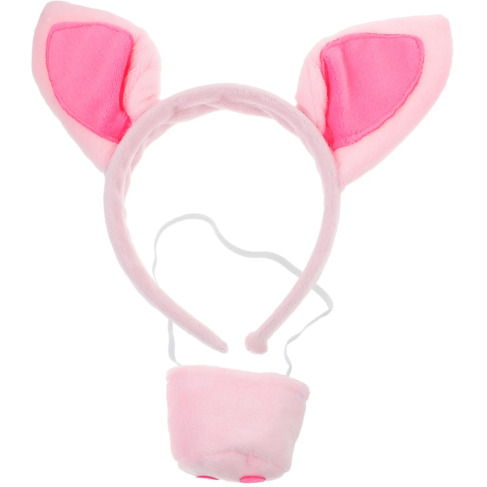 1 set Pig Headband Nose Prop Set Ear Headband For Cosplay Party Role Play Pig Costume Props Animal Cosplay Accessories
