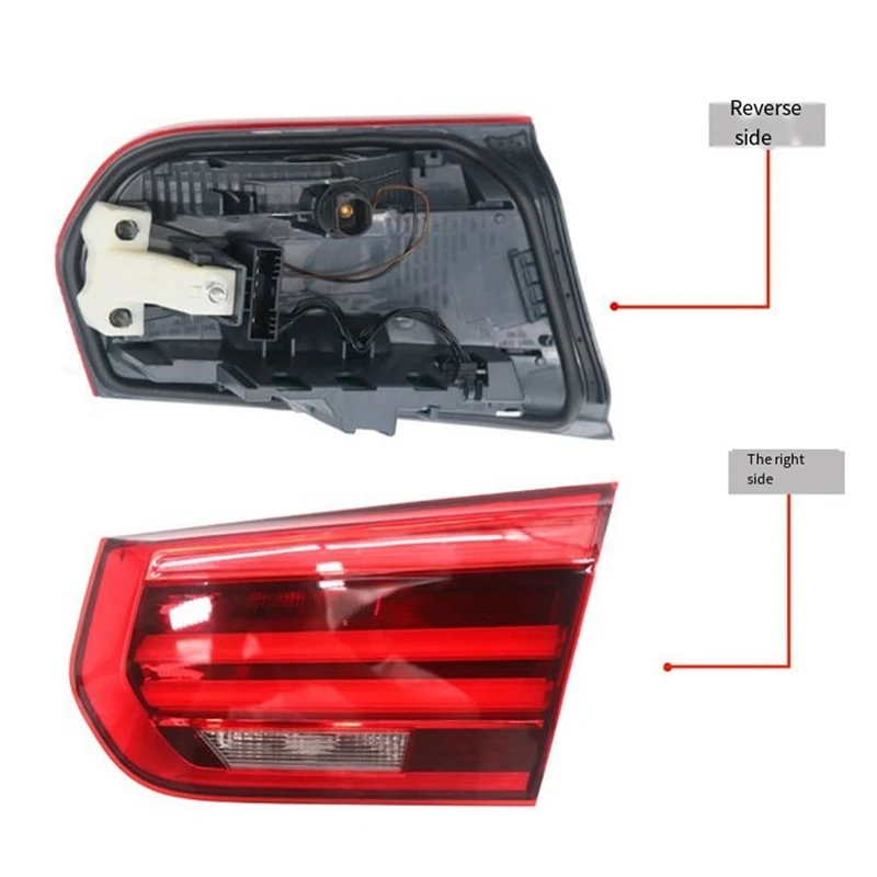 Tylne światło samochodu LHD Wewnętrzne światło tylne do BMW F30 316I 320Li 328I 330Li 335Li 16-19