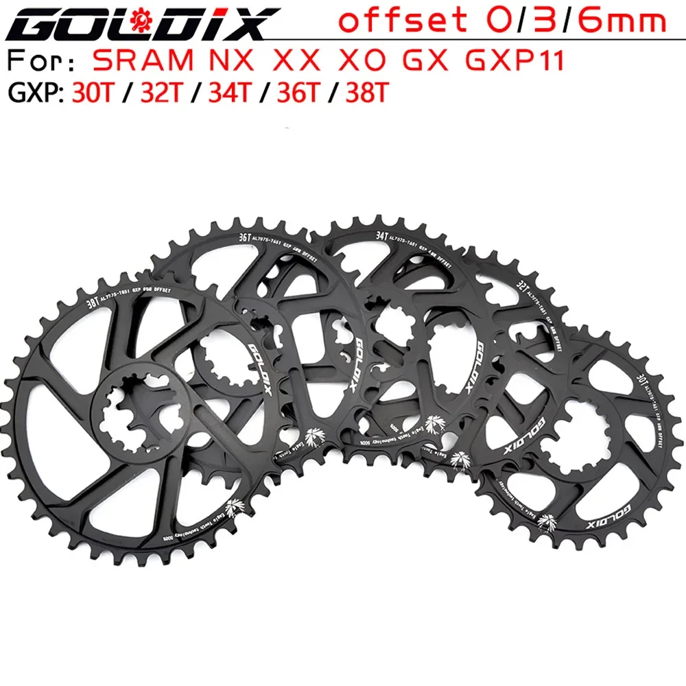 MTB Mountain Bike 30/32/34/36T/38T Crown bicycle direct mount chainring for Sram 11/12S NX XX XO  11 single disc tray Cheap