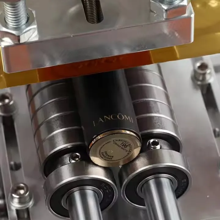 

Pneumatic Semi-Automatic Hot Stamping Machine Lipstick Tubes Cosmetic Caps Plastic Bottles Cups - Packaging Printing Equipment