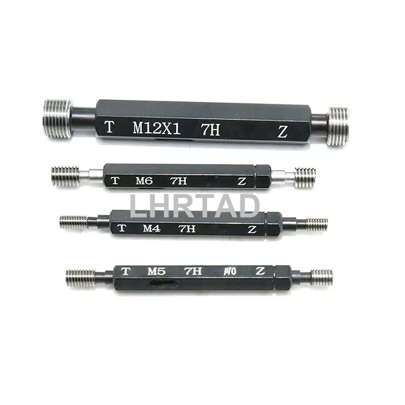 

Metric thread gauge 7H M12 Fine screw threaded plug gauges gages GO NOGO M2 M2.5 M3 M4 M5 M6 M8 M10 gauge tool M14 M16 M18 M20