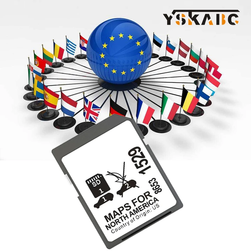 

Update 2023 North America USA CAN MEX map GM 8653-1529 Sat Nav 32GB for Buick Cadillac Chevrolet GMC Car Navigation GPS SD Card