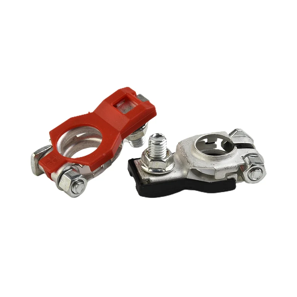 Automotive Battery Terminal 2Pcs/Set Boat Clamp Clip Connector For12V 24V High Reliability Stable Characteristics