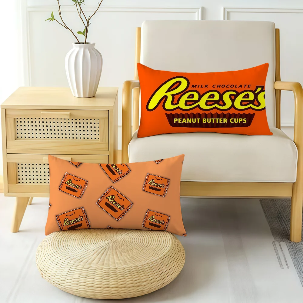 Chocolate R-Reeses-ES cushion cover Hit Product Home Sofa living Room Double-sided Soft Decorative Pillow Cover