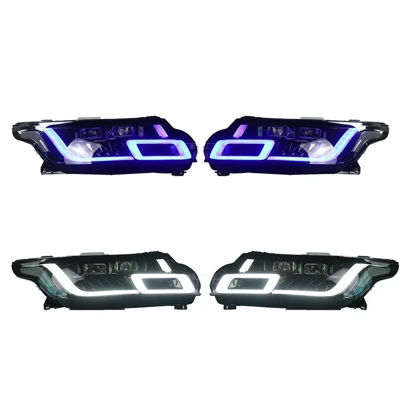 Front Headlight Assembly LED Head Lamp Rear Light for Sport L494 2014-2017 Upgrade 2018 Sport Headlight & Taillight