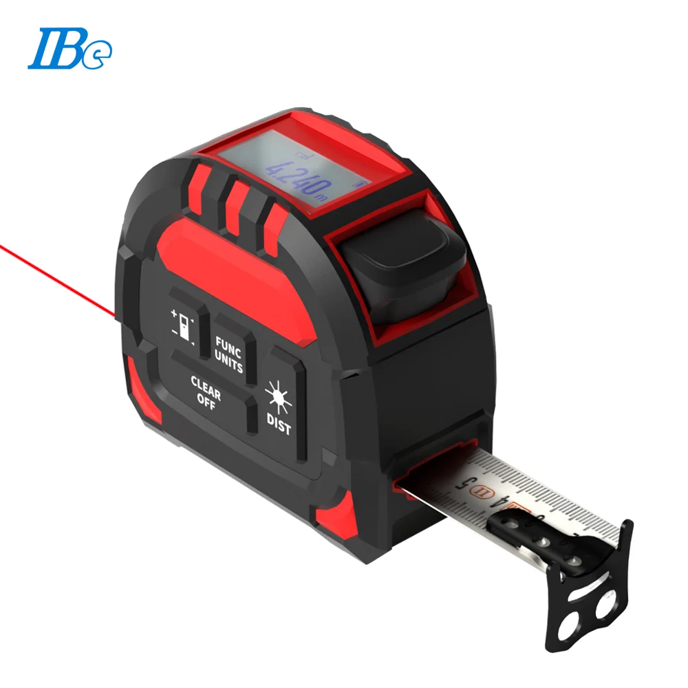 5m Steel Tape Measure 40m Laser Rangefinder 3 In 1 Led Display Laser Tape Measure high precision Digital Measurement Tool