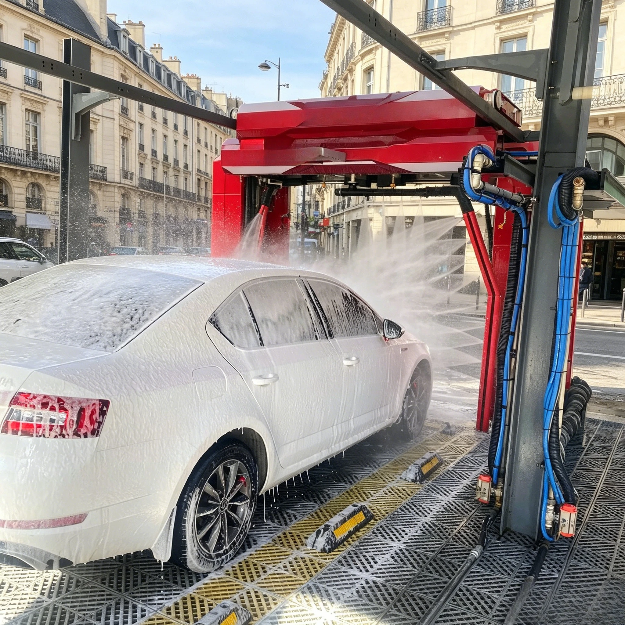 Automatic Touchless Car Wash Drive Through Car Wash System High Pressure for Auto Detailing Shop Gas Station Customized