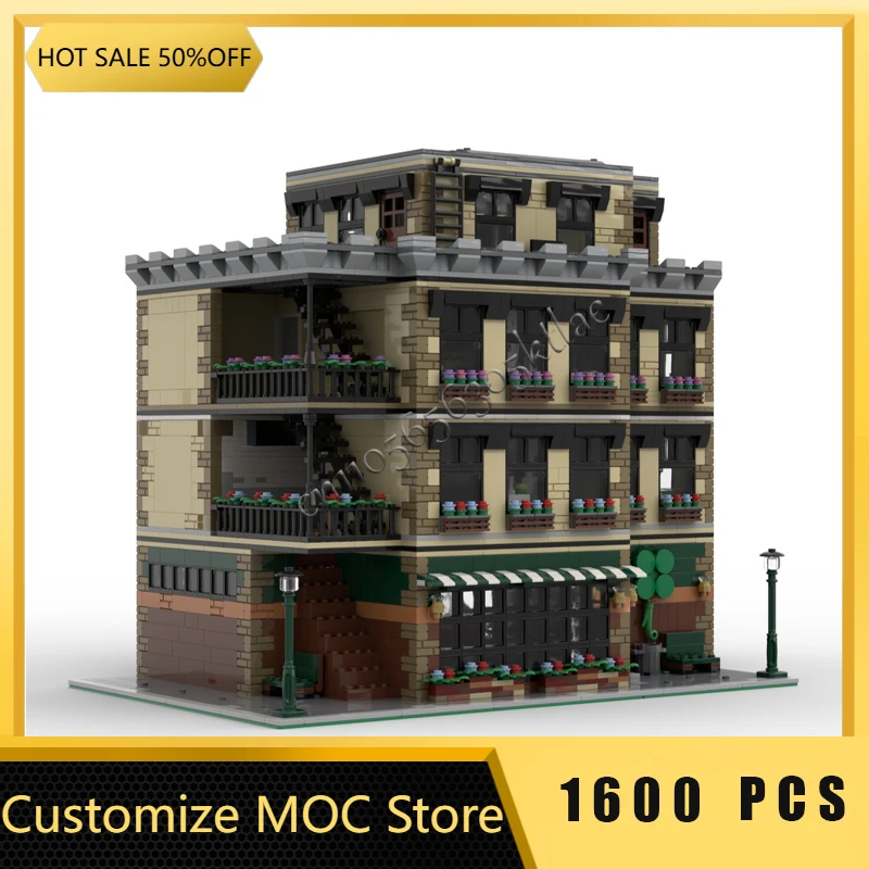 

1600 PCS MOC Sitcom Mysterious Shop Modular Model Building Blocks DIY Sets Education Assembly Bricks Toys Children Birthday Gift