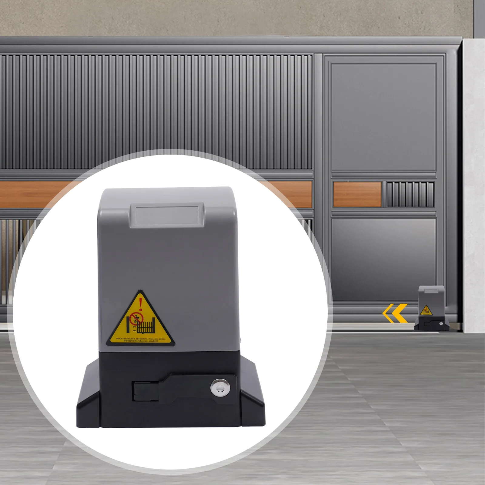 27*16*33ซม. 2700ปอนด์/1200กิโลกรัม รีโมทเปิดประตู 550วัตต์ เครื่องเปิดประตูเลื่อนอัตโนมัติพร้อมเกียร์ความแข็งแรงสูง