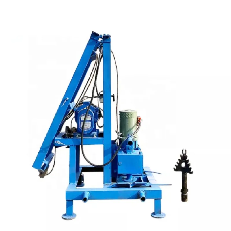 4.5KW Electric Motor For Drilling Rig Electric Folding Model Portable Water Well Drilling Machine For Sale