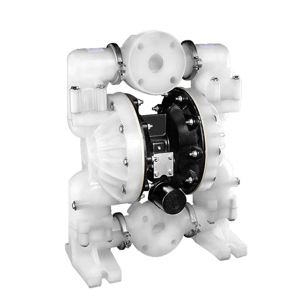 pp مضخة الحجاب الحاجز البلاستيكية الهوائية 1 "مقاومة للتآكل لهندسة المواد الكيميائية مضخة الحجاب الحاجز البلاستيكية الهوائية