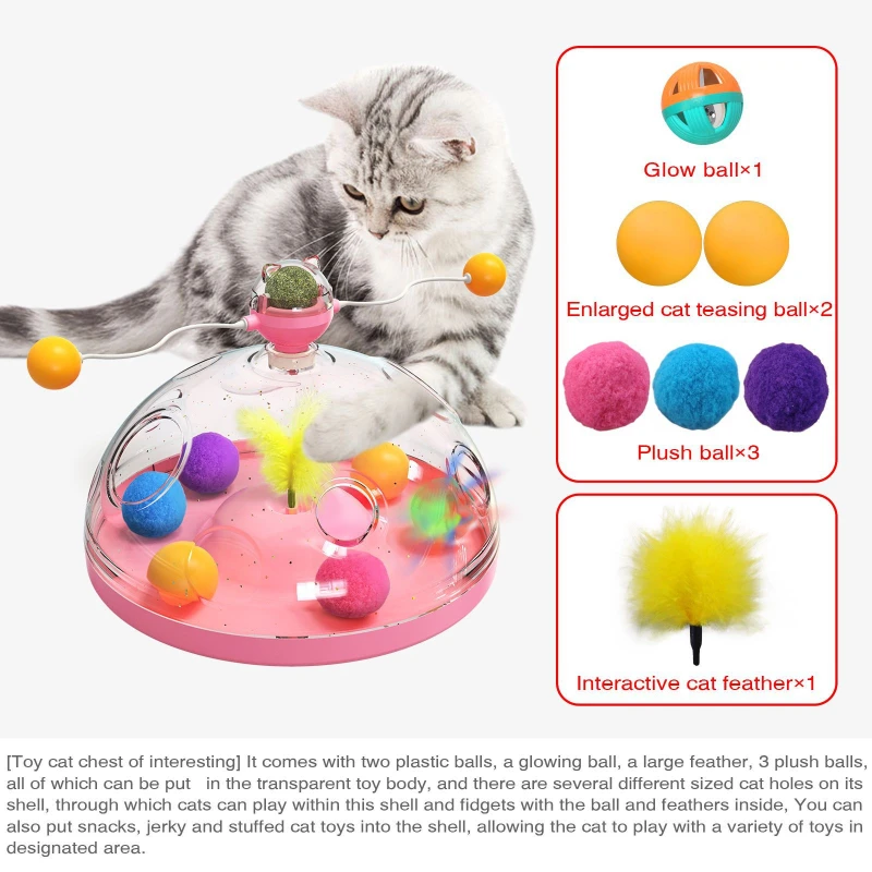 

Interactive Ball Toys for Cats, Pet Products, Turntable, Cat Supplies, Catnip Balls, Cat Toys, Aliexpress