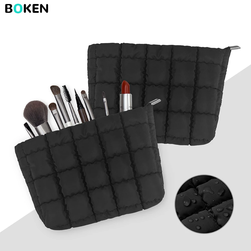 Large Capacity Travel Cosmetic Bag Toiletry Organizer Pouch, Portable Makeup Case Suitcase Organizer for Women Business Trip